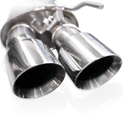 Stainless Works 2024 Mustang GT Catback Quad Tips Legend Sound H-Pipe Performance Connect Exhaust