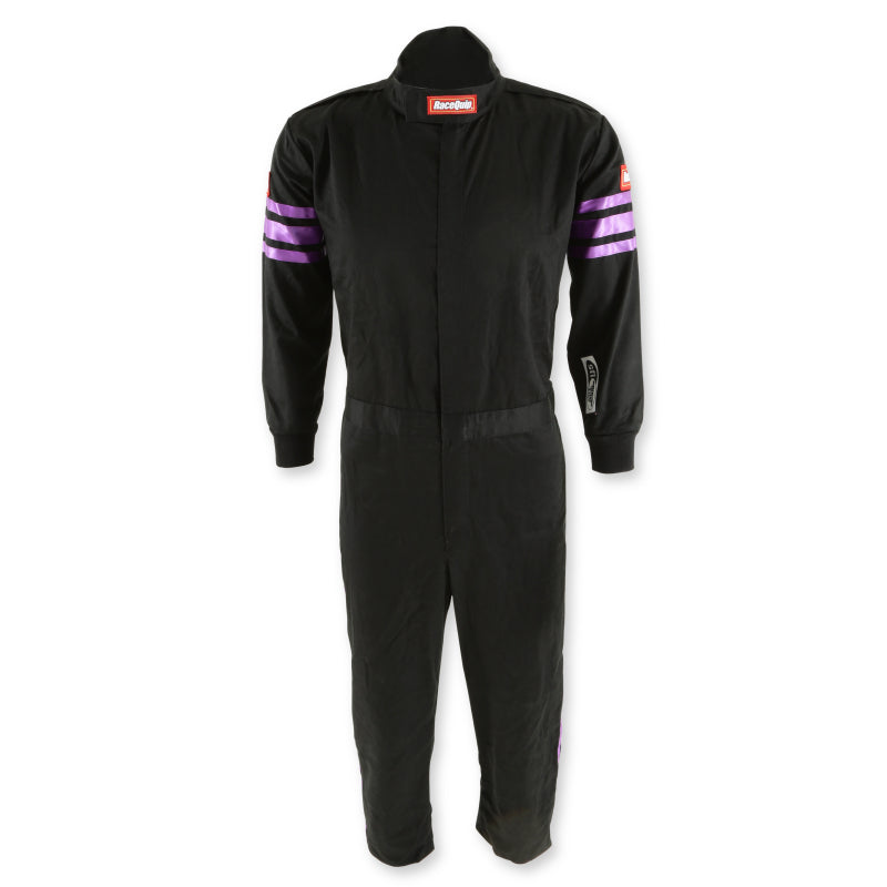 RaceQuip Purple Trim SFI-1 JR. Suit - Kids XXS
