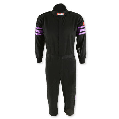 RaceQuip Purple Trim SFI-1 JR. Suit - Kids XSM