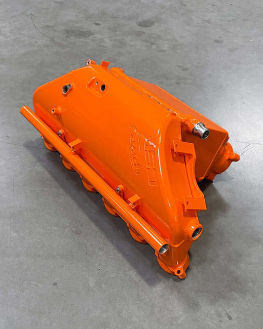 CSF BMW M2/M3/M4 S58 (G8X) Charge-Air Cooler Manifold - Kyalami Orange
