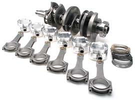 Brian Crower Mitsubishi 6G72/VR-4 Stroker Kit - 84mm Stroke Billet Crank - BC625+ Rods (5.548in)