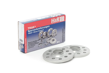 H&R Trak+ 25mm DRA Spacer Bolt Pattern 5/112 66.5mm CB Bolt Thread 15x1.25 - Black