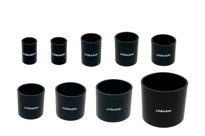 GReddy 50mm x 70mm Silicone Straight Hose - Black
