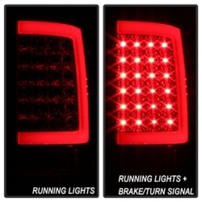 xTune Dodge Ram 1500 09-16 LED Tail Lights Incandescent Model Only - Red Clear ALT-ON-DR09-LBLED-RC