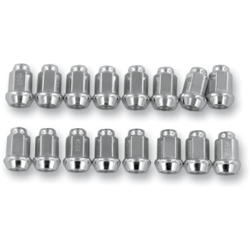 Raceline Conical Lug Nuts - 3/8in-24 - 16 Pack - Chrome