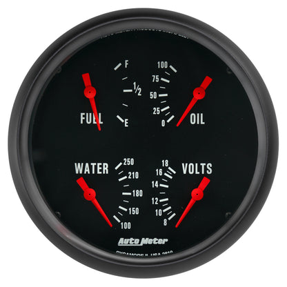 Autometer Z-Series Quad 5in. - 0 OhmE-90 OhmF