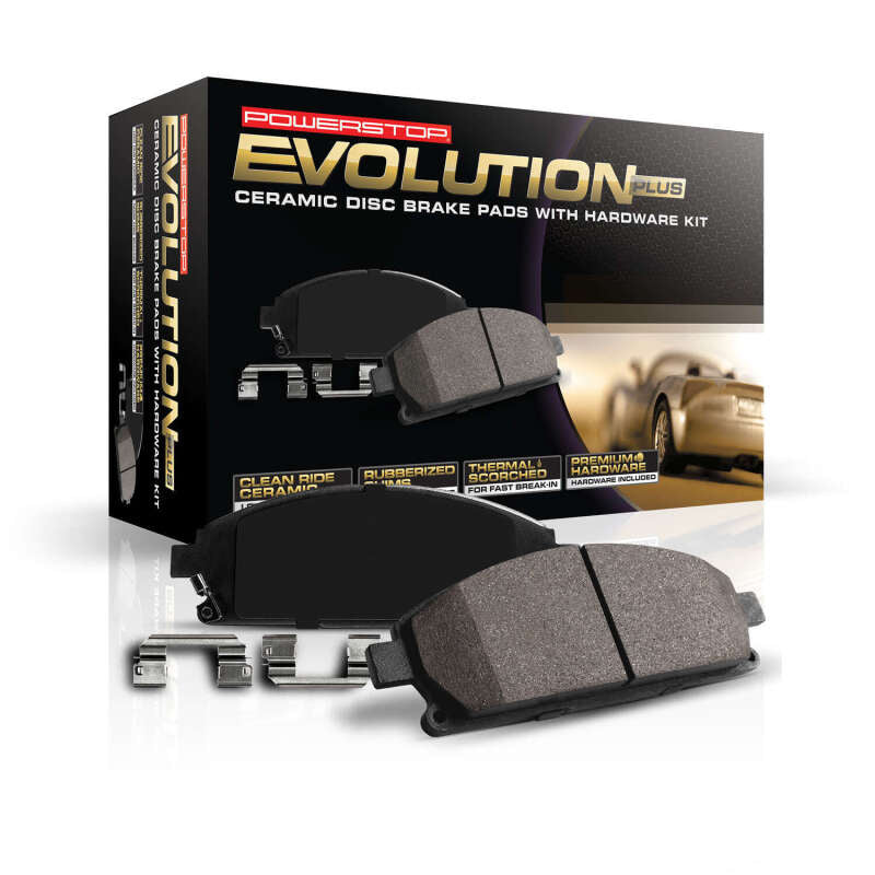 Power Stop 21-23 Tesla X Front Z17 Evo Ceramic Pad w/Hardware