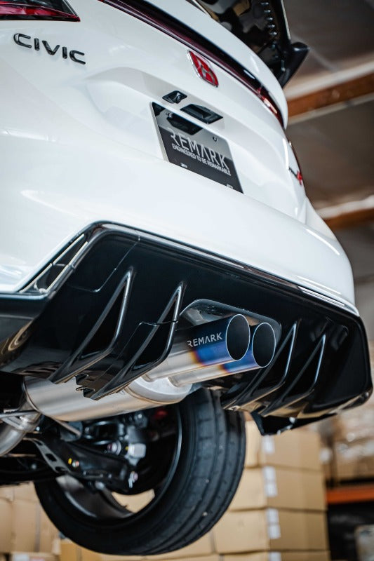 Remark 2023+ Honda Civic Type-R (FL5) Sports Touring Catback Titanium Exhaust/SUS304 Front Pipe