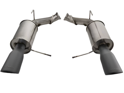 Roush 11-14 Mustang V6 Black Tip Axle Back Exhaust