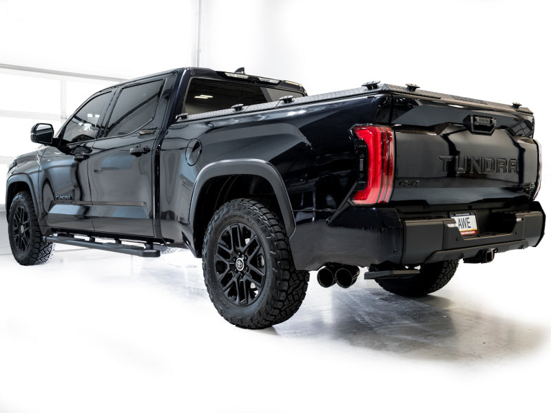 AWE Tuning 0FG Exhaust for 3rd Gen Toyota Tundra - Dual Diamond Black Tips