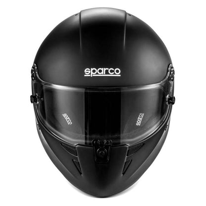SPARCO Stealth RF Helmet - Medium/Large - Matte Black/Black