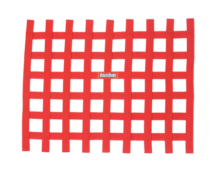 RaceQuip Red Ribbon Window Net