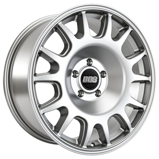 BBS TS-R 20x9in - 5x120 - 72.56 CB - ET30 - Satin Silver Wheel