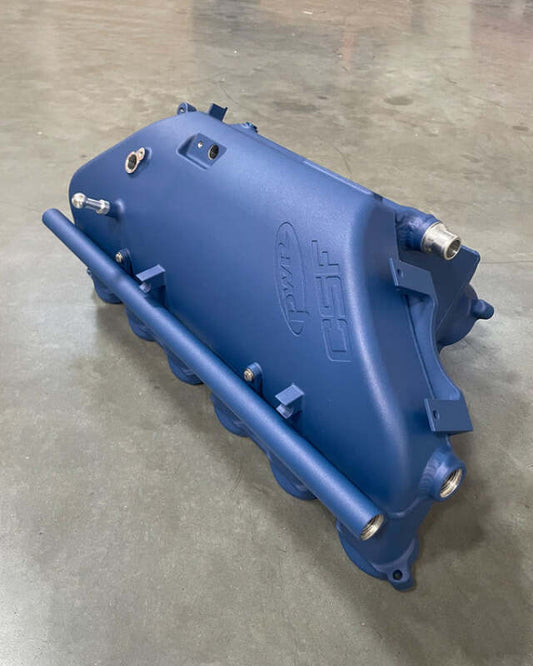 CSF BMW M2/M3/M4 S58 (G8X) Charge-Air Cooler Manifold - Peppa Blue