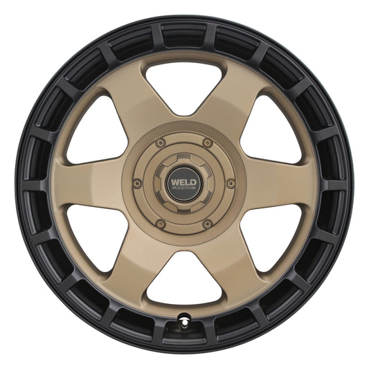 Weld Off-Road Ridge 20x9 - 8x170 BP - ET0 - 125.1mm CB - Satin Bronze Wheel (Black Ring)