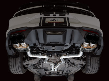 AWE Tuning 18-23 S550 Mustang GT SwitchPath Exhaust - Diamond Black Tips