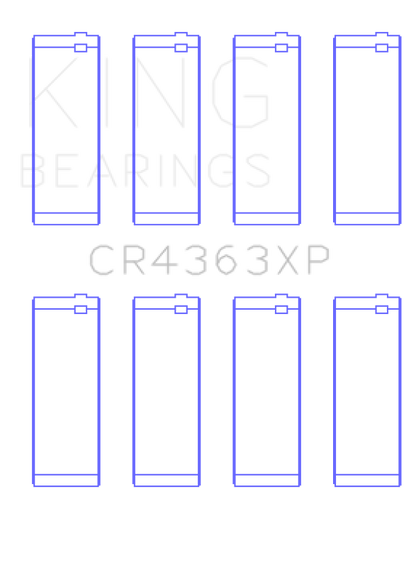 King Engine Bearings Gm 134 DOHC Ecotec 2.2L (Size STDX) Connecting Rod Bearing Set