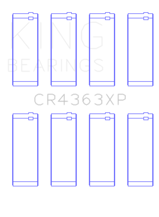 King Engine Bearings Gm 134 DOHC Ecotec 2.2L (Size STDX) Connecting Rod Bearing Set