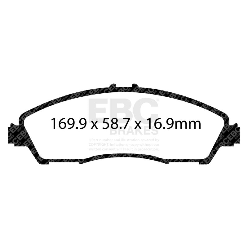 EBC 14+ Acura MDX 3.5 Yellowstuff Front Brake Pads