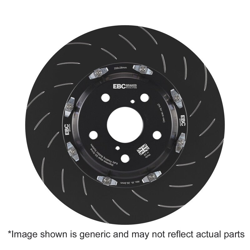 EBC Racing 03-12 Aston Martin DB9 355mm 2-Piece SG Racing Front Rotors