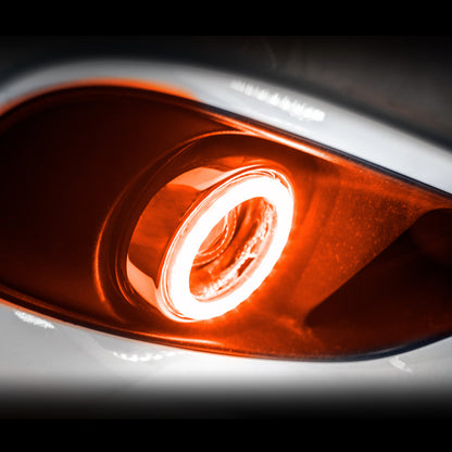 Oracle 09-13 Mercedes SL63 Surface Mount LED Fog Light Halo Kit - Amber