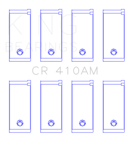 King Engine Bearings Ford 105E/107E/109E/G2/J3E/2737E/3036E Connecting Rod Bearing Set