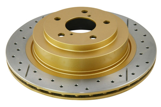DBA 06-07 WRX / 05-08 LGT Rear Drilled & Slotted Street Series Rotor