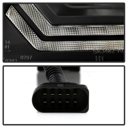 Spyder 09-11 Audi A6 Halogen Model Only Projector Headlights - (PRO-YD-ADA609-SEQ-BK)