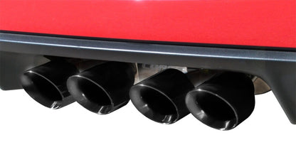 Corsa 05-08 Chevrolet Corvette (C6) 2.5in Xtreme Cat-Back Exhaust - 3.5in Black Twin Tips