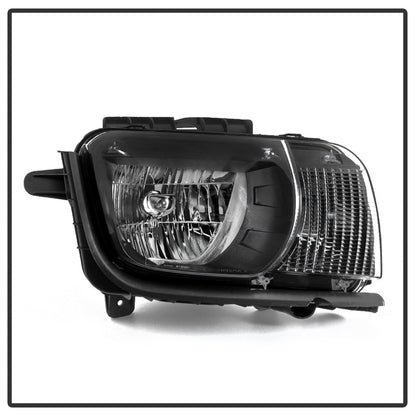 xTune 10-13 Chevrolet Camaro OEM Style Halogen Headlights - Black (HD-JH-CCAM10-OE-BK)