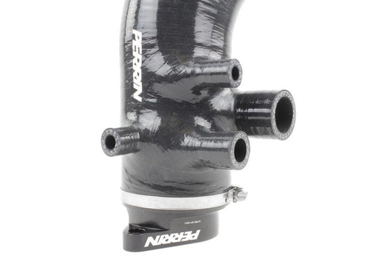 PERRIN 15-21 Subaru WRX / 14-18 Forester XT Turbo Inlet Hose 3in. w/ Turbo Adapter Flange - Black
