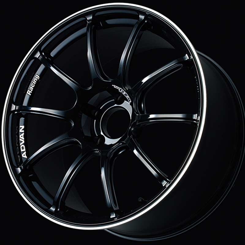 Advan RZII 16x6.5 / +38 Offset / 4x100 / 63mm Bore / Racing Gloss Black and Ring