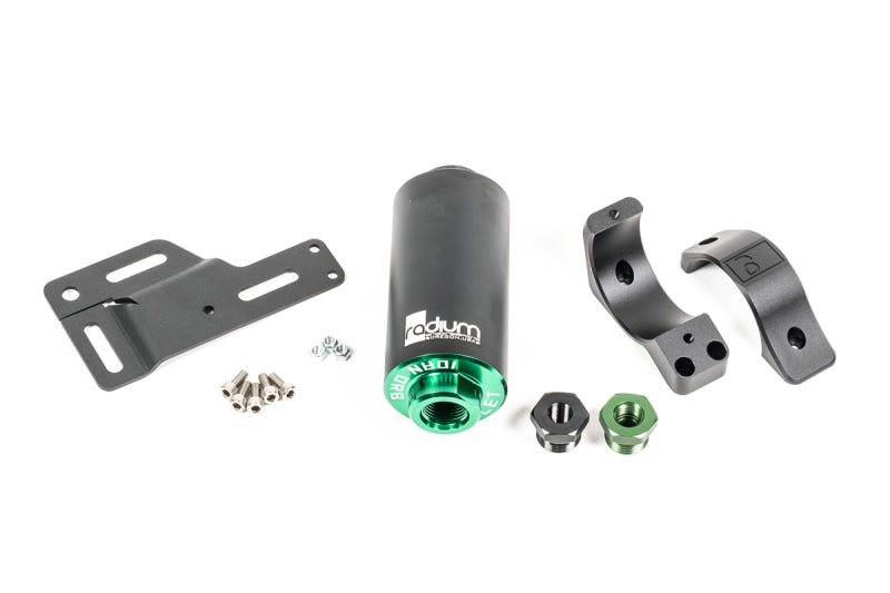 Radium Engineering Fuel Filter Kit Mitsubishi EVO 1-6 Stainless Filter
