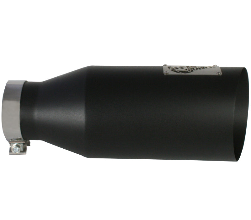 aFe MACH Force-Xp Universal Exhaust Tip 4 IN Inlet x 7 IN Outlet x 18 IN L