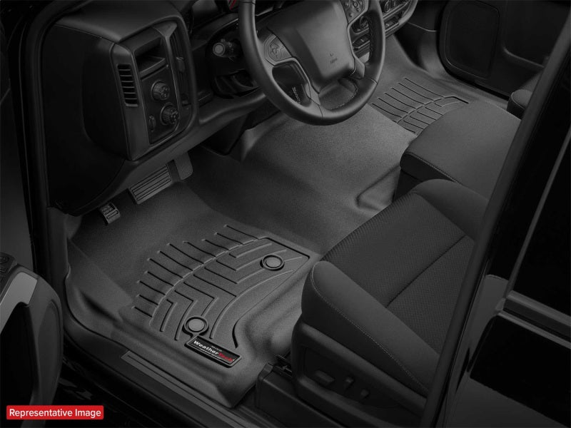 WeatherTech 25-26 RAM Truck Crew Cab w/Vinyl Floors Front FloorLiner - Black