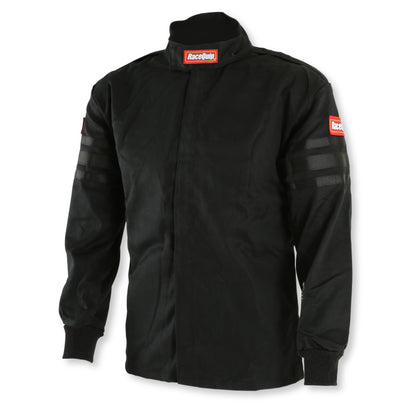 RaceQuip Black Trim SFI-1 JR. Jacket - Kids Large