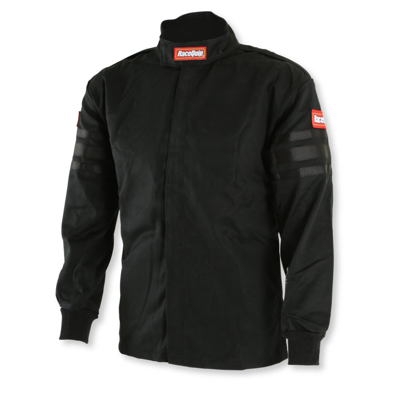 RaceQuip Black Trim SFI-1 JR. Jacket - Kids XSM