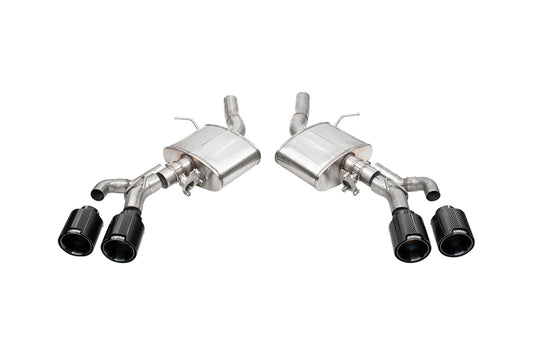 Corsa 22-25 Cadillac CT4 V Blackwing 3in Active Valve Axle-Back - 4.5in Carbon Fiber Black Tip