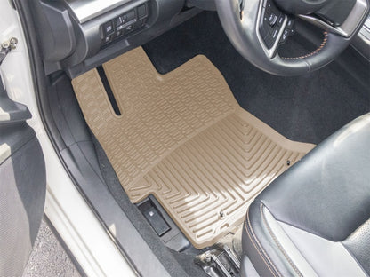 WeatherTech 18-23 Subaru Crosstrek 1st Row Front All-Weather Floor Mats - Tan