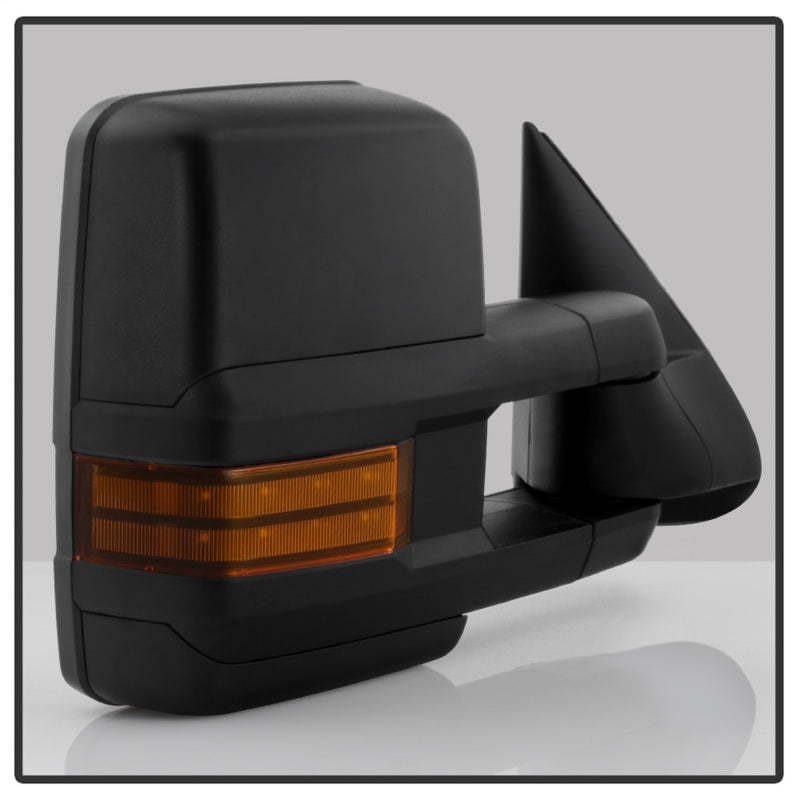 xTune Chevy Silverado 03-06 G2 Heated Amber LED Signal Telescoping Mirrors MIR-CS03S-G2-PWH-AM-SET