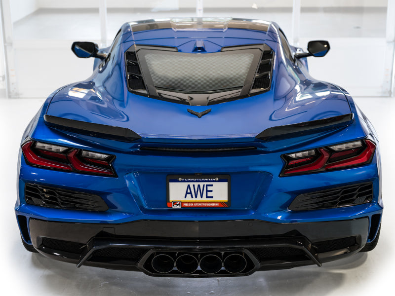 AWE Tuning 2023 C8 Corvette Z06 SwitchPath Cat-Back Exhaust - Diamond Black Tips