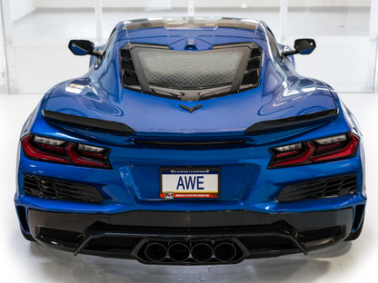 AWE Tuning 2023 C8 Corvette Z06 SwitchPath Cat-Back Exhaust - Diamond Black Tips