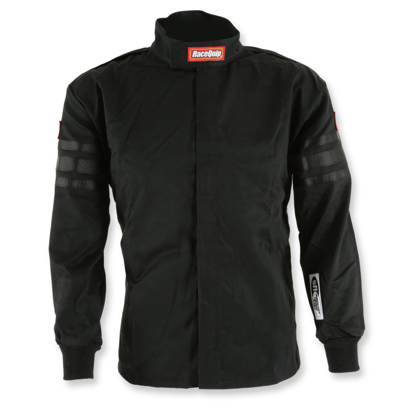 RaceQuip Black Trim SFI-1 JR. Jacket - Kids XSM