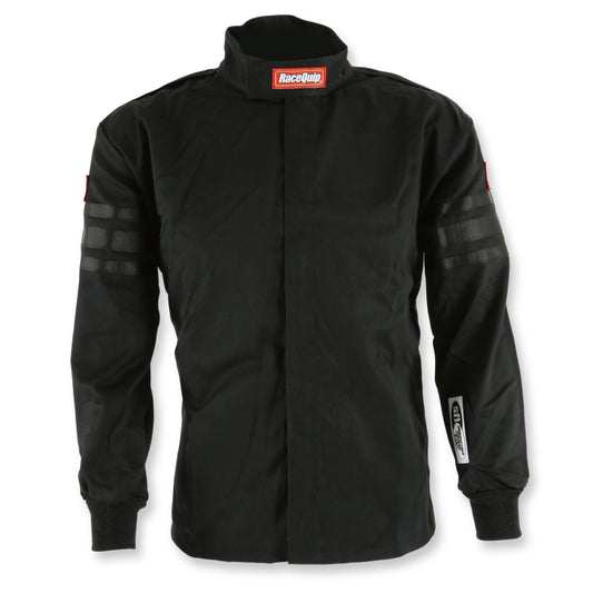 RaceQuip Black Trim SFI-1 JR. Jacket - Kids Medium