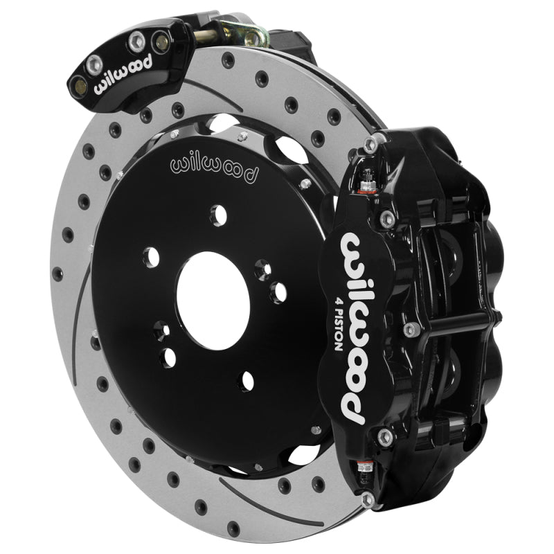 Wilwood kit rear EPB FNSL4R honda S2000 2000-2009 12.88X .81 rotor SRP W/LINES