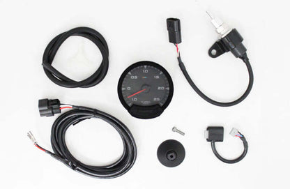 GReddy Sirius Meter - Turbo Boost 74mm Analog Display Gauge (w/Boost Sensor & Harness Set)