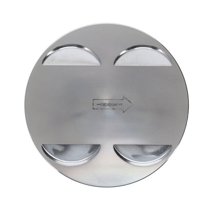 Manley Nissan GTR VR38DETT 99mm Bore 88.4mm Stroke -2cc Dish Turbo Tuff Piston Set w/ Rings