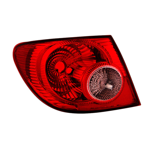 xTune Toyota Corolla 04-08 Driver Side Outer Tail Lights OEM Left ALT-JH-TCO05-OE-OL