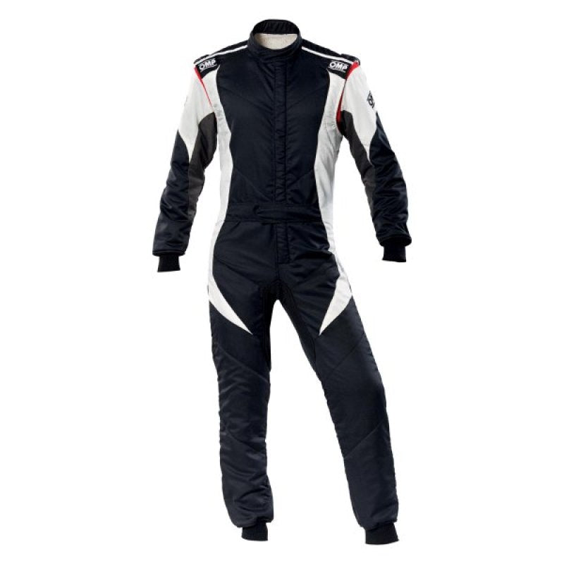 OMP First Evo Overall Black/White - Size 60 (Fia 8856-2018)