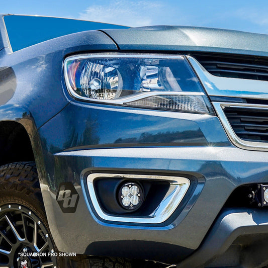 Baja Designs 15-19 Chevrolet Colorado / Silverado 2500HD/3500HD Squadron Sport Fog Pocket Kit